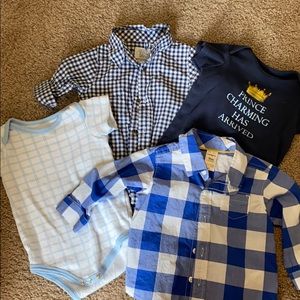 Baby  boy dress lot size 6-9 months super cute!!